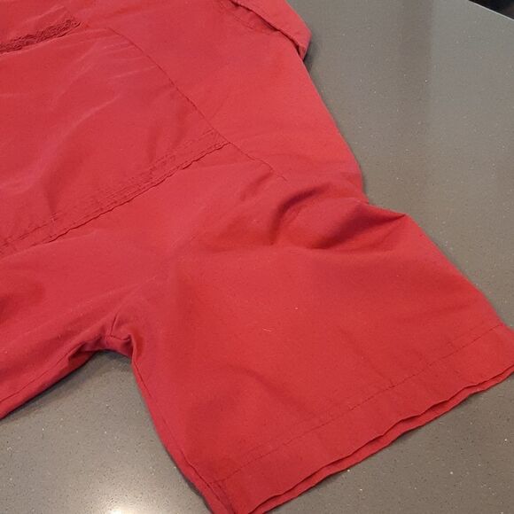 First line Cuban Cigar Shirt men XXL beach embroidered pleated button pockets, - Picture 5 of 9